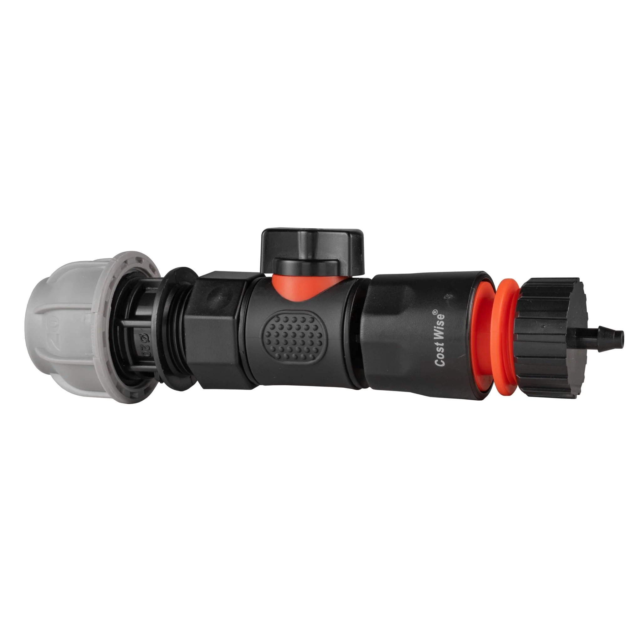 20mm MDPE Straight with BSPF-Quick Connect Valve & Hose Connector 4mm Barb - Image 3