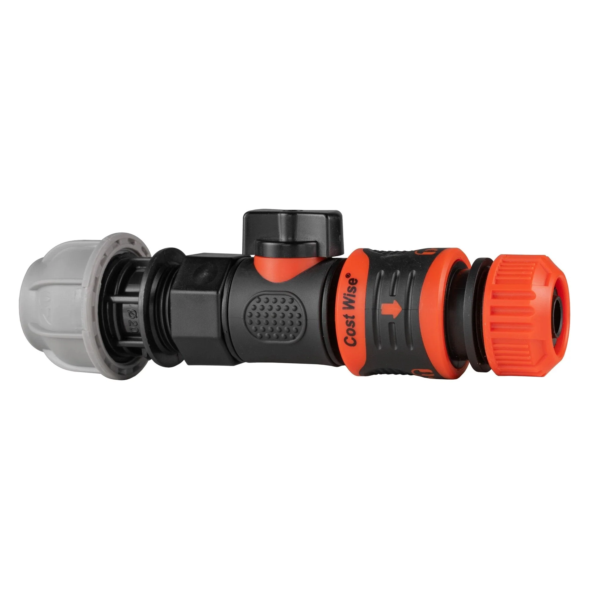 20mm MDPE Straight with BSPF-Quick Connect Valve & Hose Connector Lock - Image 4