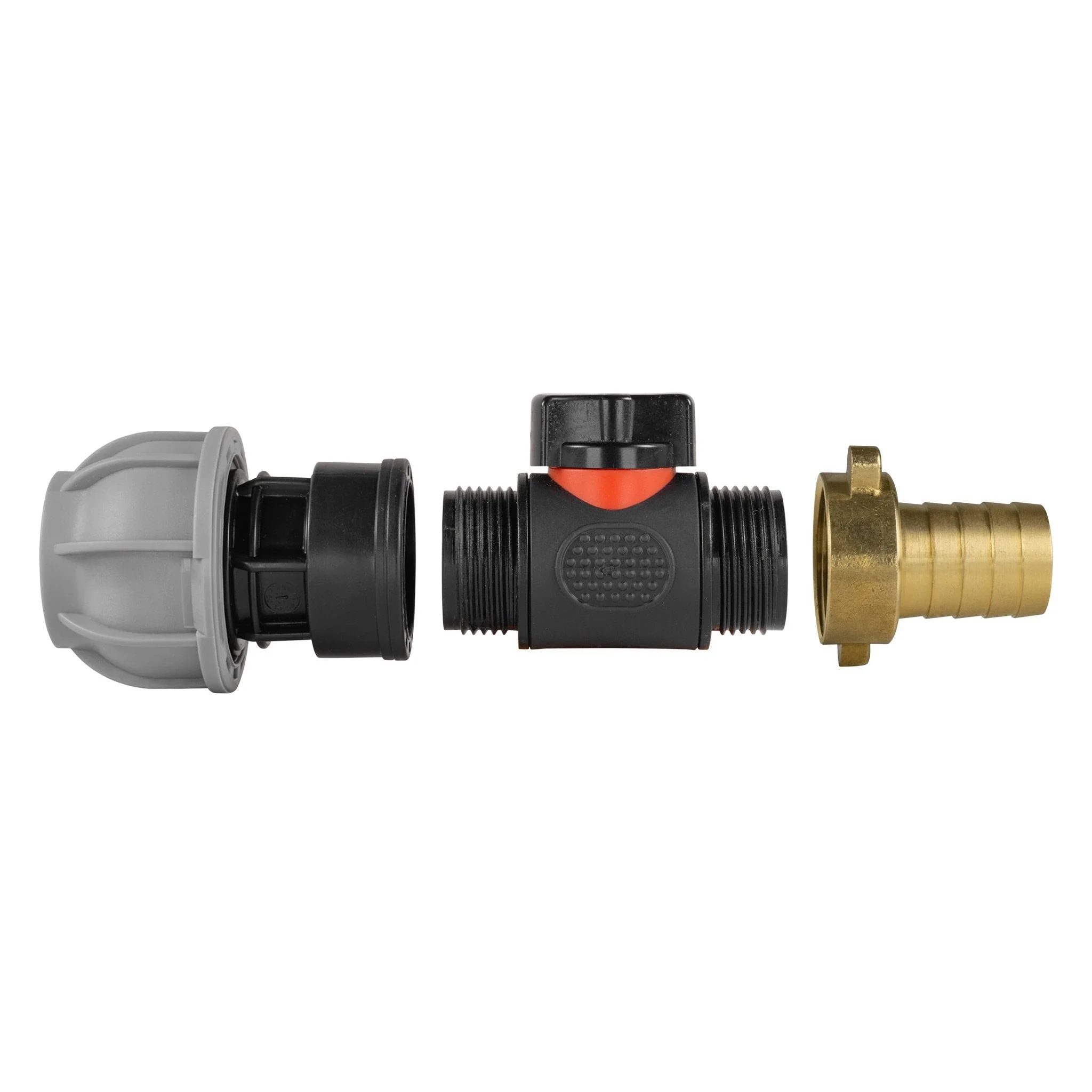 20mm MDPE Straight with In-Line BSPM Valve and 19mm Brass Barb - Image 4
