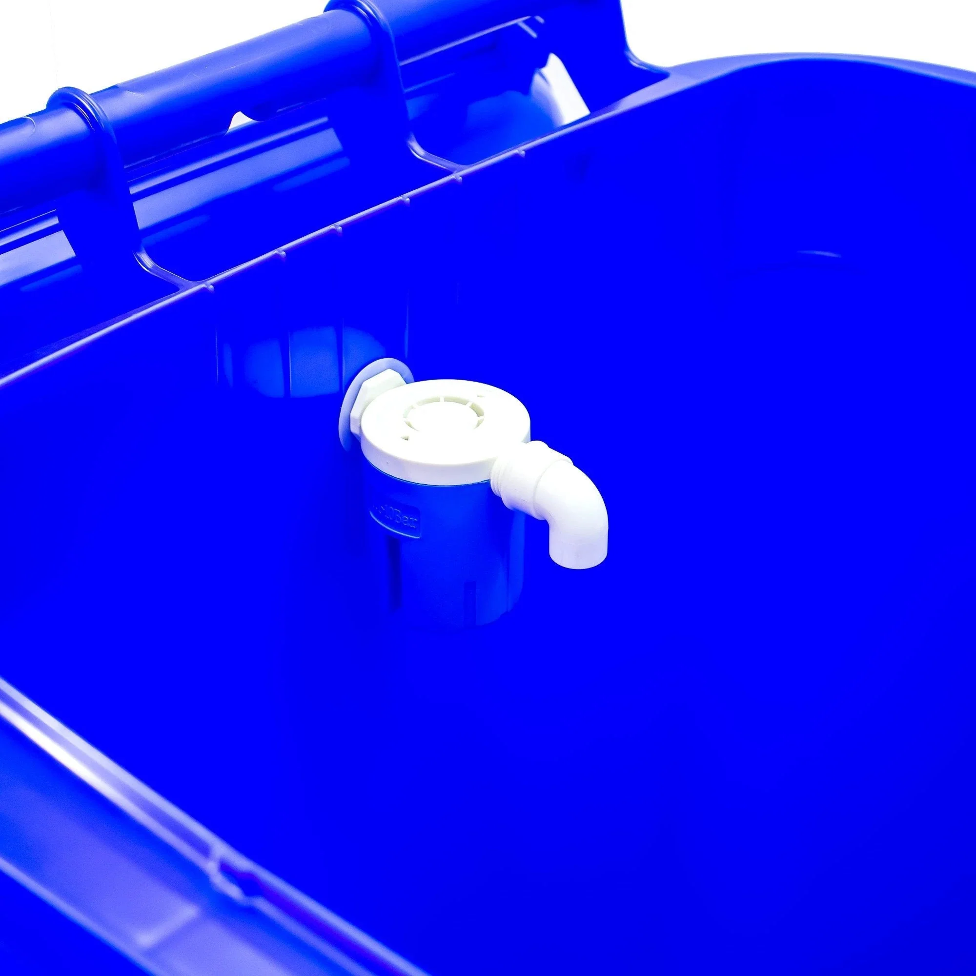240 Litre Mobile Water Wheelie Bin Buffer Tank with Overflow Cut-off Float Valve - Image 5