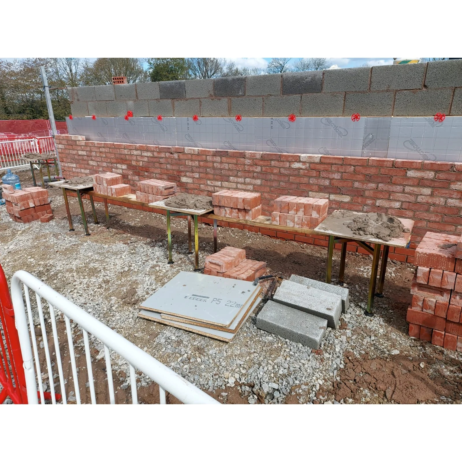 600mm high Mortar / Spot Board Stand - with feet - Image 11