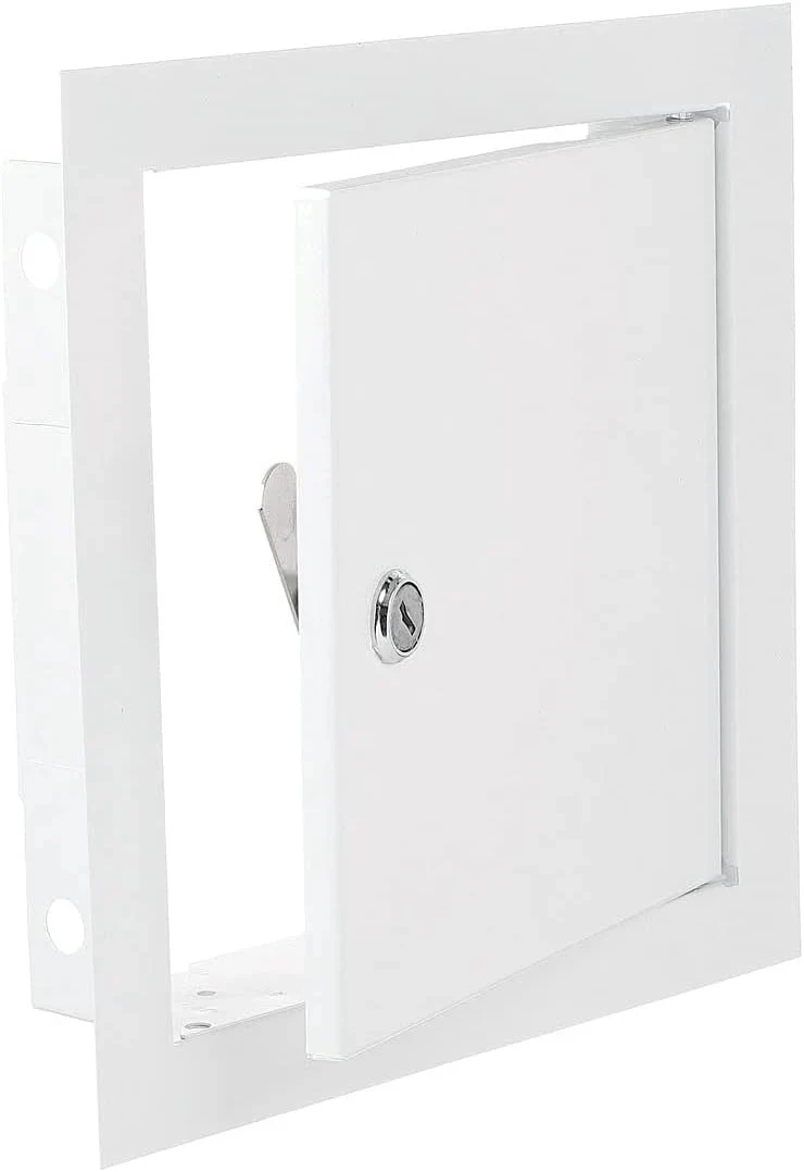 Access Panel Door Metal With Lock, White 150mm x 200mm - Image 25