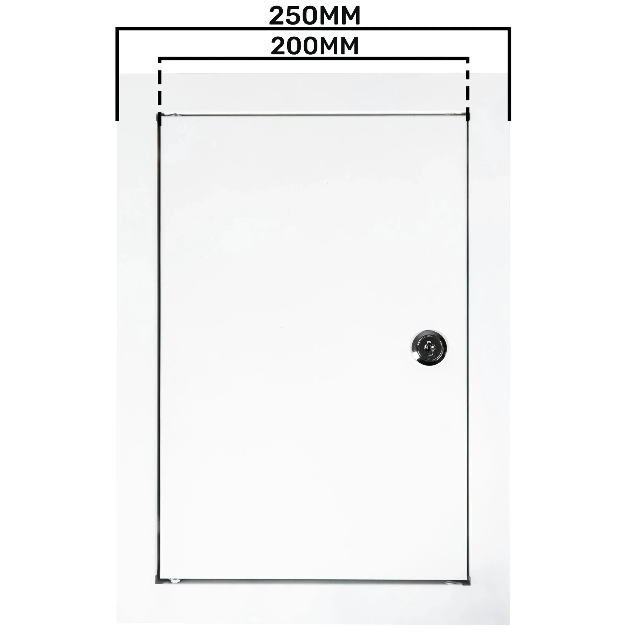 Access Panel Door Metal With Lock, White 200mm x 300mm - Image 23