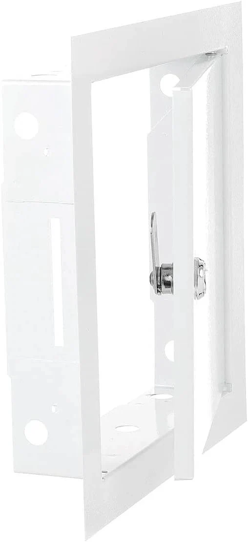 Access Panel Door Metal With Lock, White 200mm x 300mm - Image 4