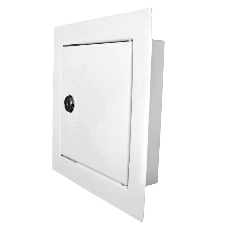 Access Panel Door Metal With Lock, White 300mm x 300mm - Image 2