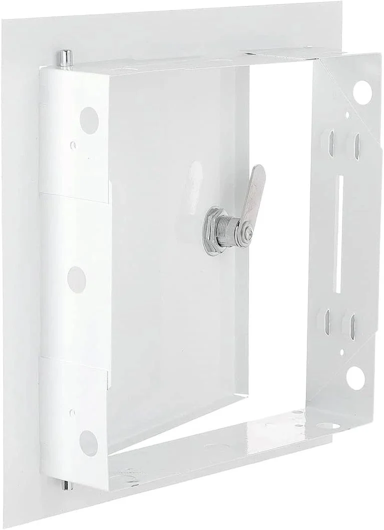 Access Panel Door Metal With Lock, White 400mm x 400mm - Image 5