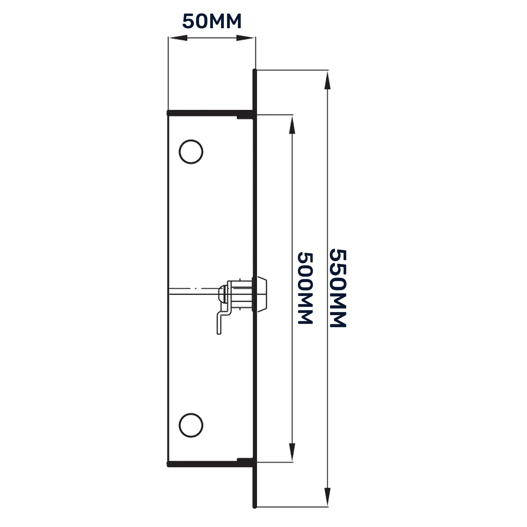 Access Panel Door Metal With Lock, White 500mm x 500mm - Image 21