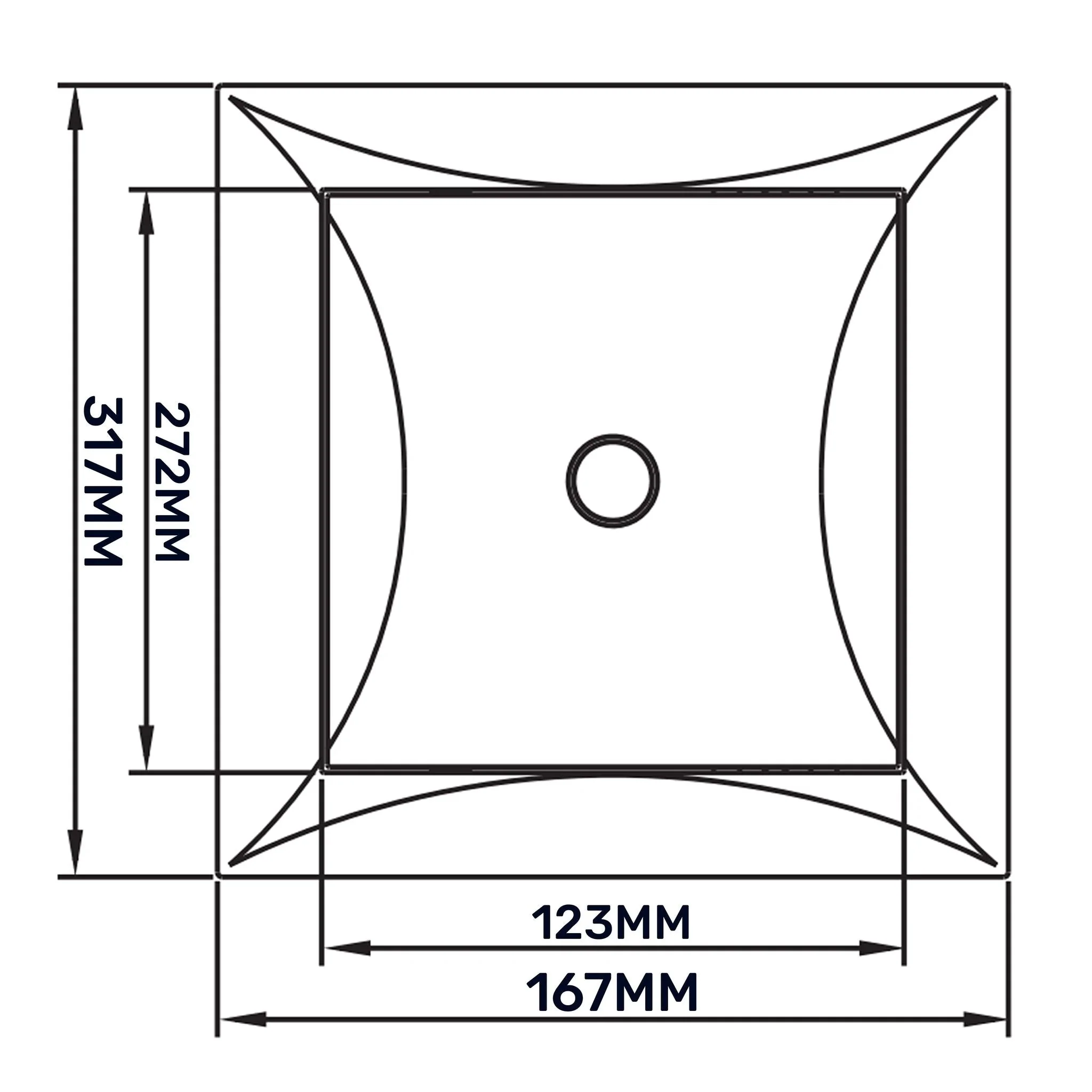 Access Panel Door PP, White 150mm x 300mm - Image 12