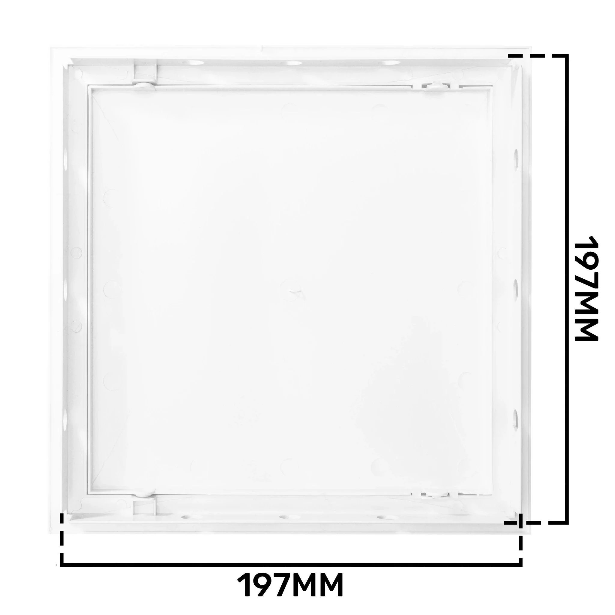 Access Panel Door PP, White 200mm x 200mm - Image 18