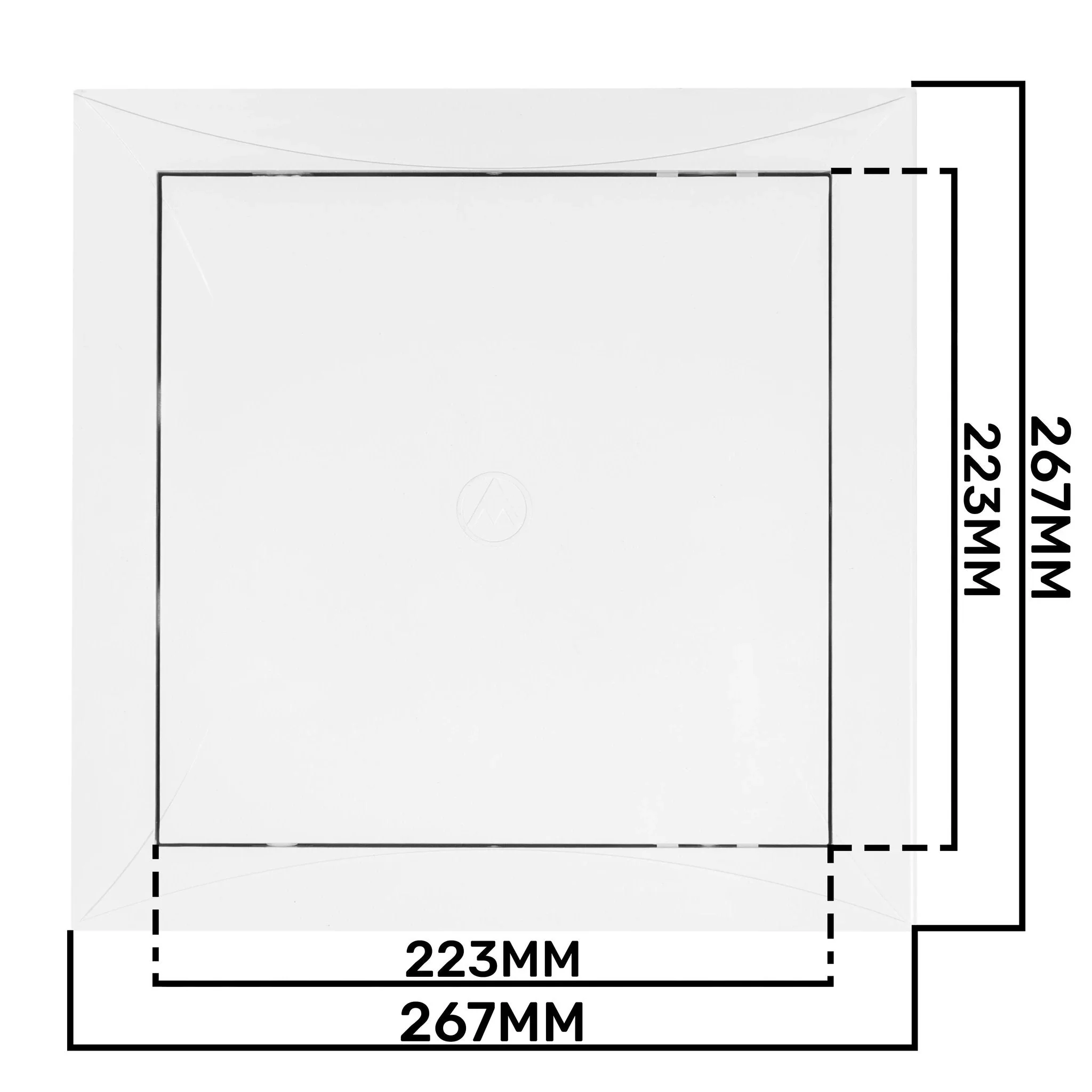 Access Panel Door PP, White 250mm x 250mm - Image 17