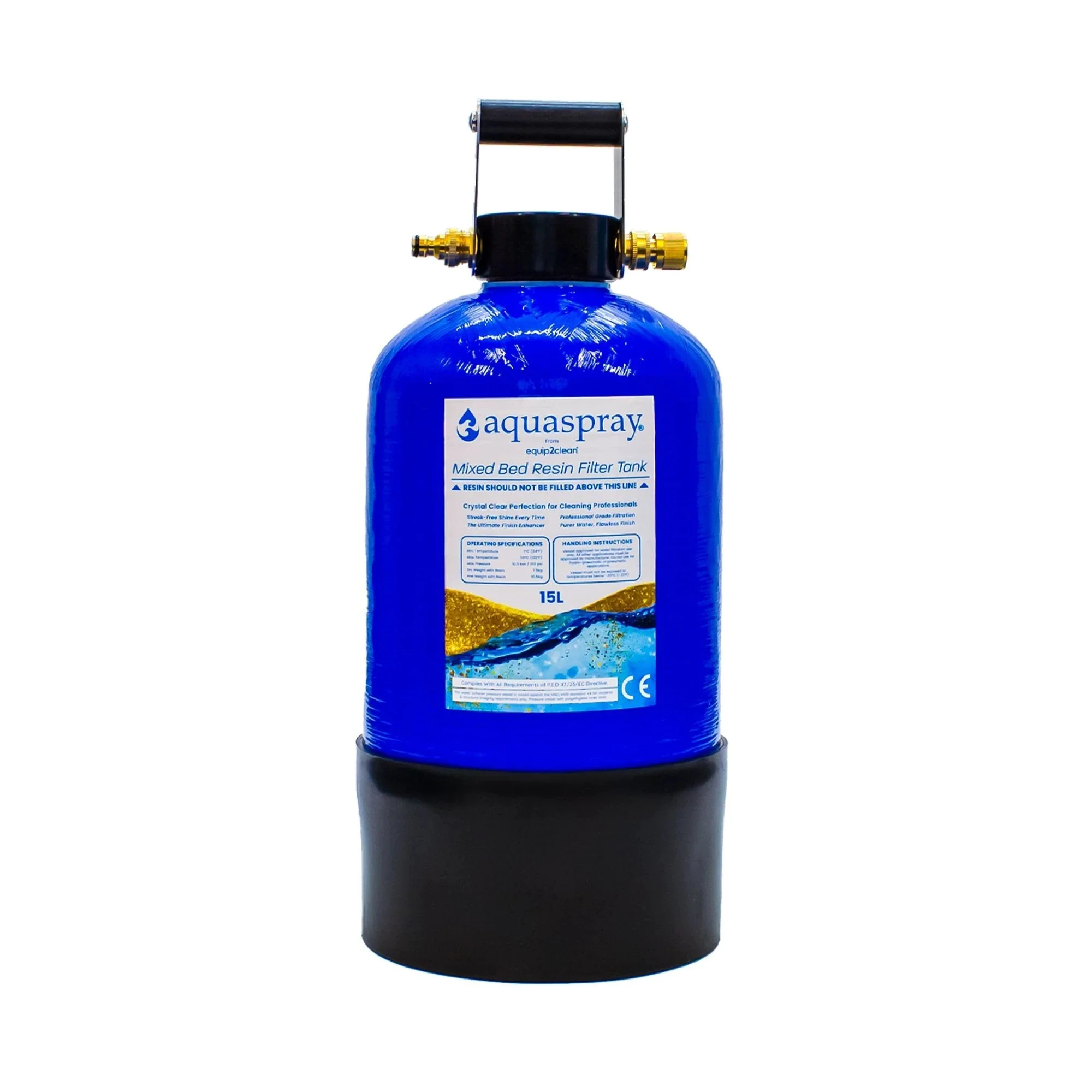 Aquaspray De-Ionising Water Filter Carry Tank 10, 15 or 25 Litre (Inc. Resin) - Image 15