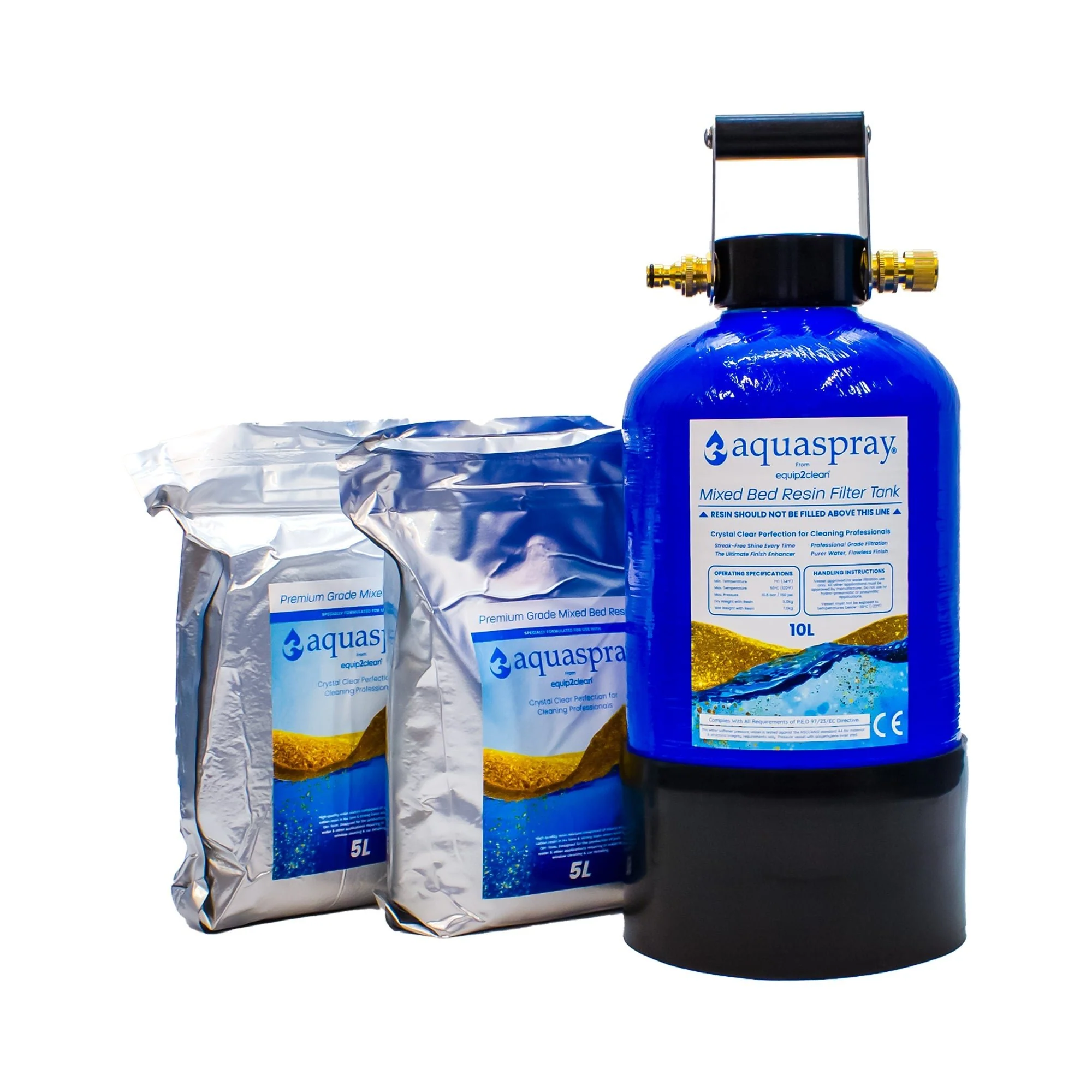 Aquaspray De-Ionising Water Filter Carry Tank 10, 15 or 25 Litre (Inc. Resin) - Image 2