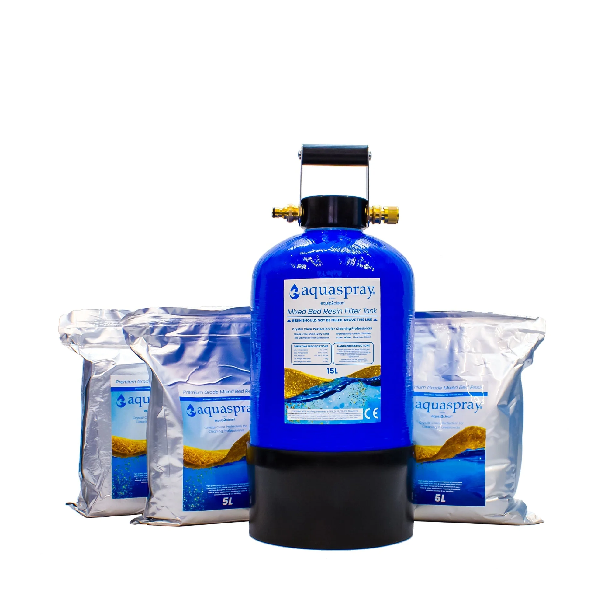 Aquaspray De-Ionising Water Filter Carry Tank 10, 15 or 25 Litre (Inc. Resin) - Image 5