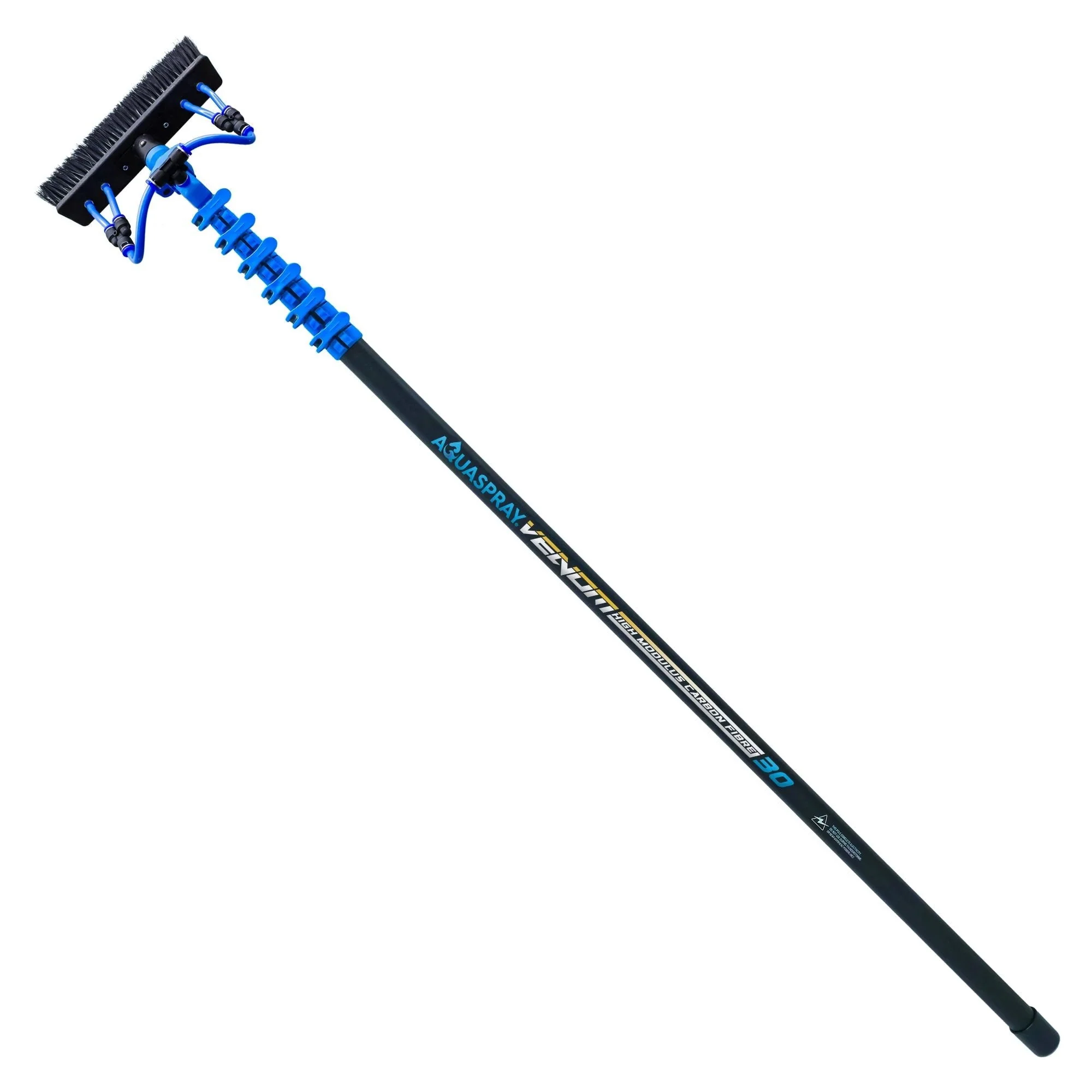 Aquaspray Venom 30ft 30T High-Mod Waterfed Window Cleaning Pole – 6-Section - Image 3