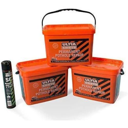 Asphalt Cold Lay Tarmac Black Pothole Repair Kit