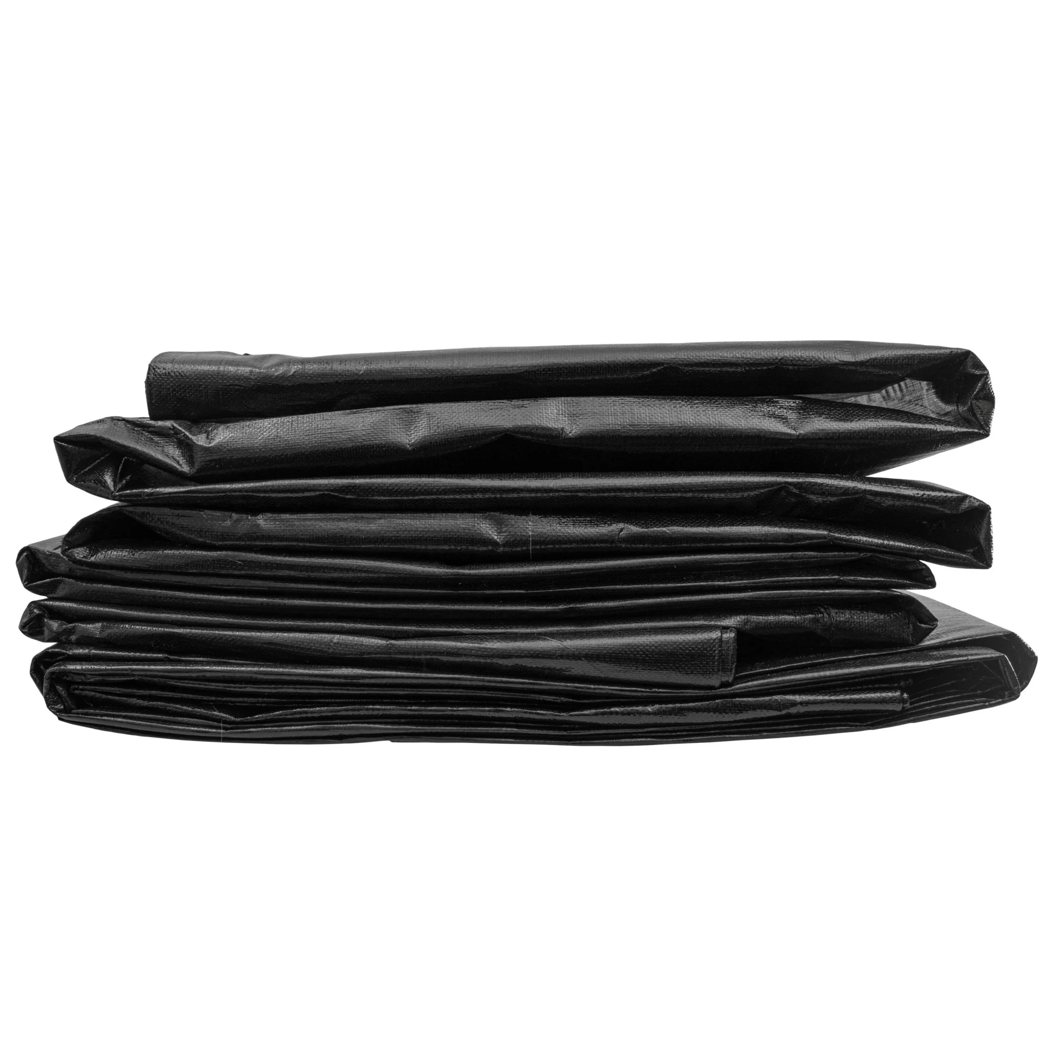 Black/Silver L-Grade Tarpaulin with 20 x 4" Bungee Balls (White) - Image 14