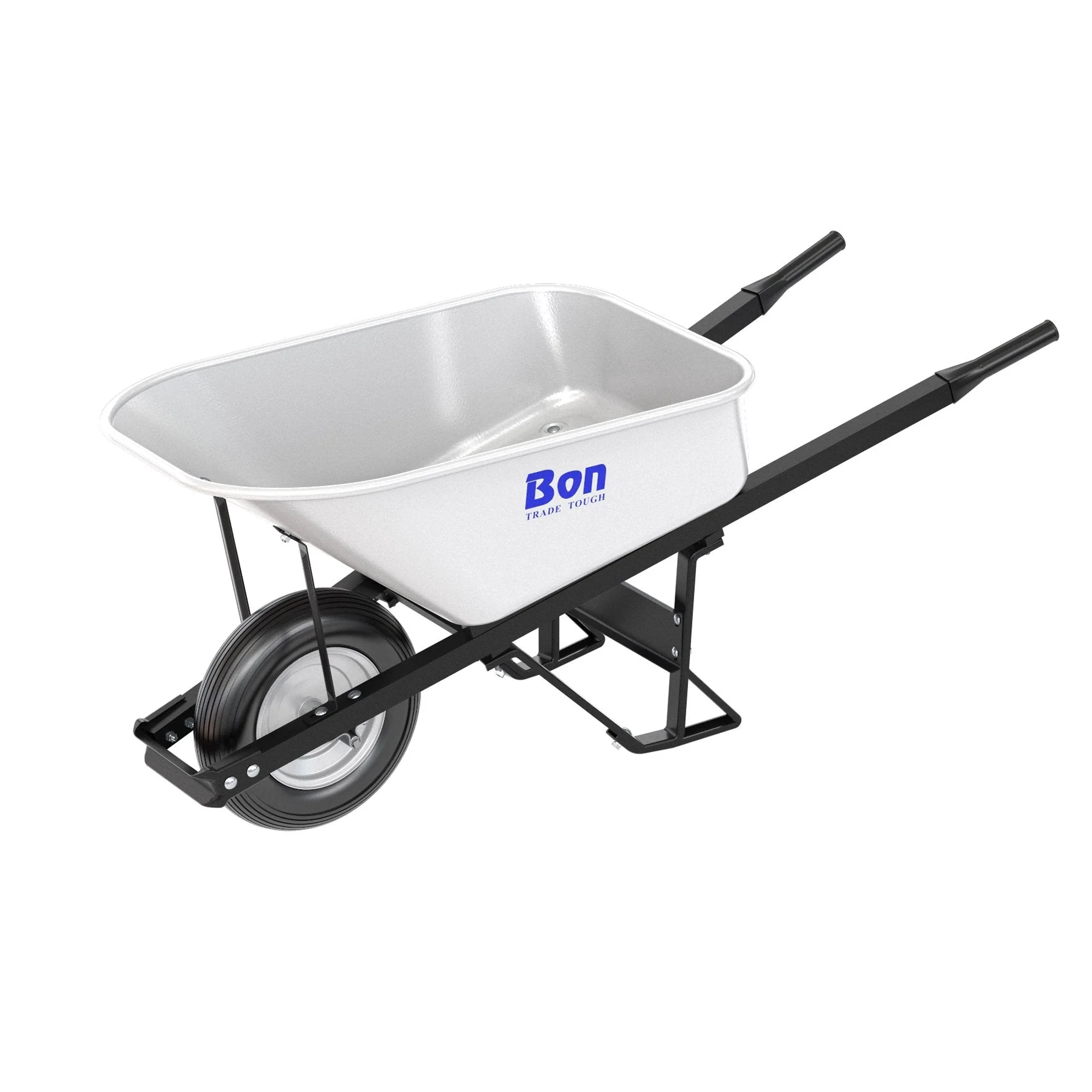 Steel Tray Wheelbarrow with Leg Stabiliser - Image 11