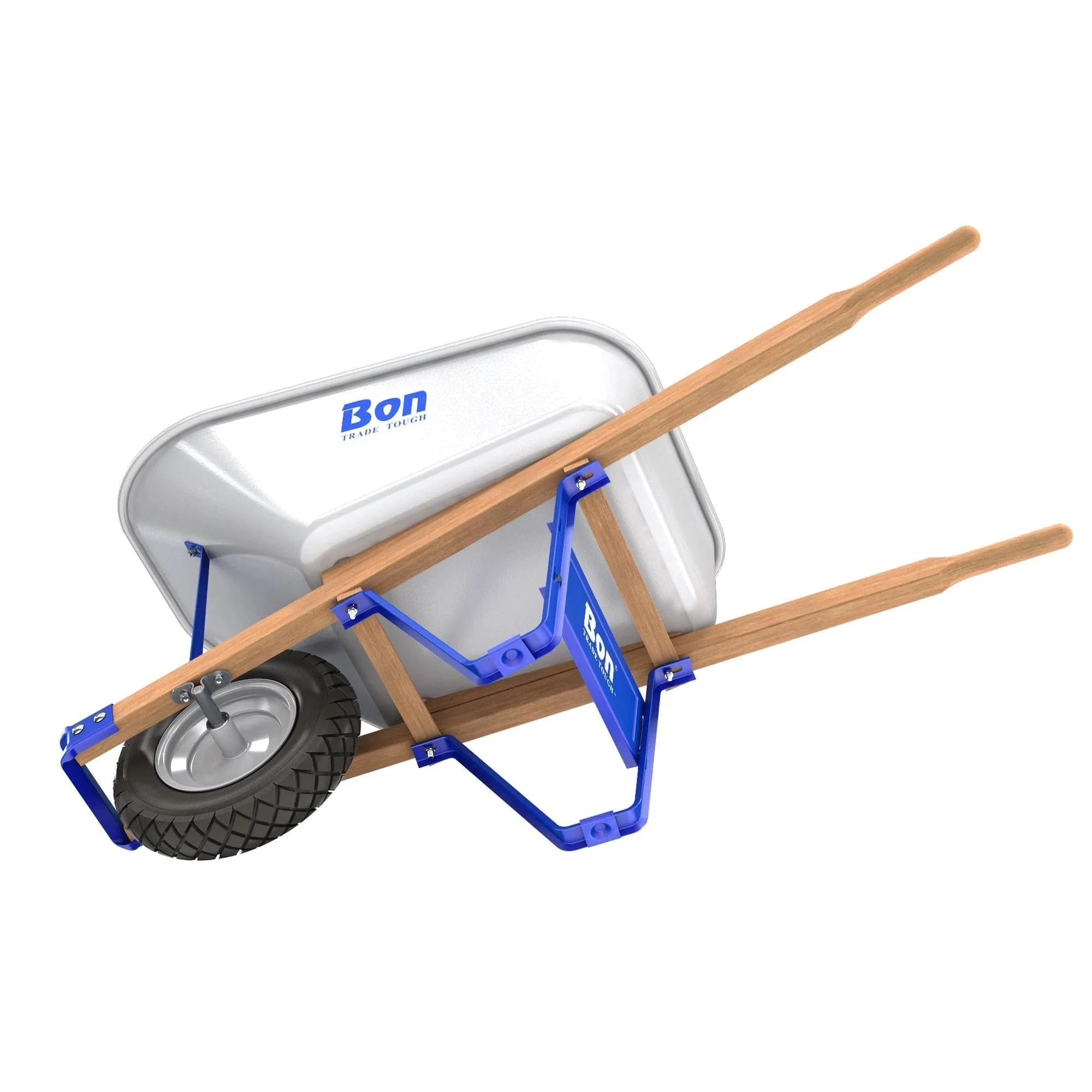 Trade Tough Steel Tray Wheelbarrow - Image 3