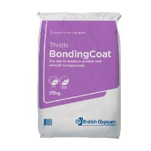 Thistle Bonding Coat Plaster 25kg Pallet of 56 Bags