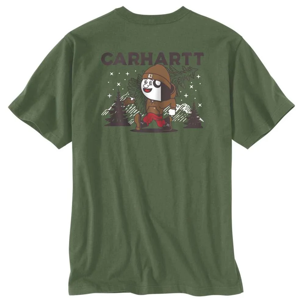 Carhartt 107269 Relaxed Fit Heavyweight Short-Sleeve Pocket Outdoor Graphic T-Shirt - Image 3