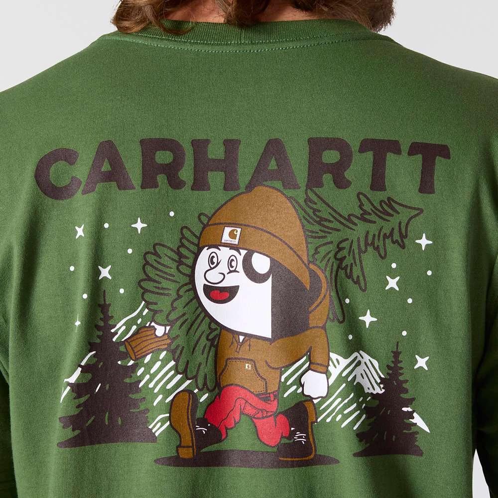 Carhartt 107269 Relaxed Fit Heavyweight Short-Sleeve Pocket Outdoor Graphic T-Shirt - Image 4