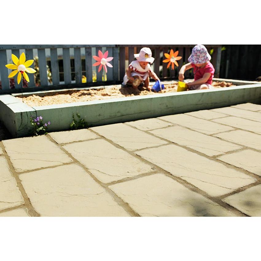 Cathedral Paving Patio Kit 7.29m2 Weathered York - Image 3