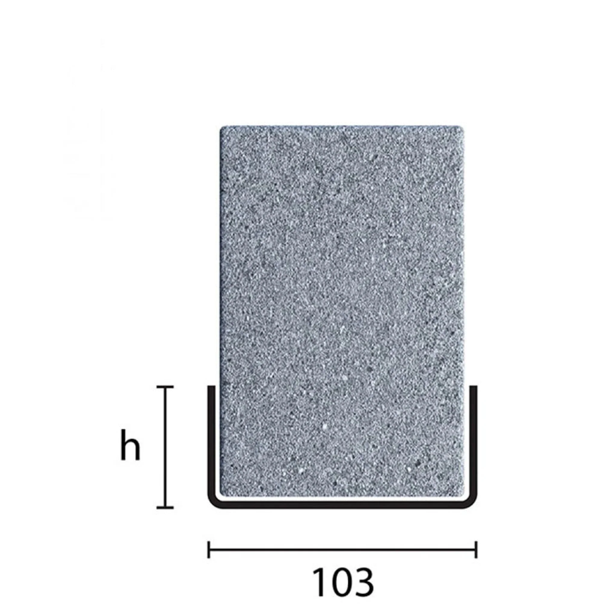 Catnic 100mm CN100 Light Duty Internal Solid Wall Lintel - Image 3