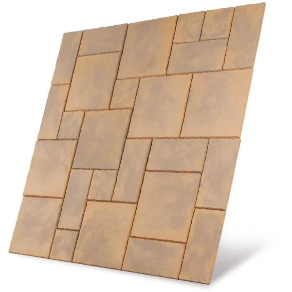 Chalice Concrete Paving Patio Kit 5.76m2 Honey Brown - Image 2