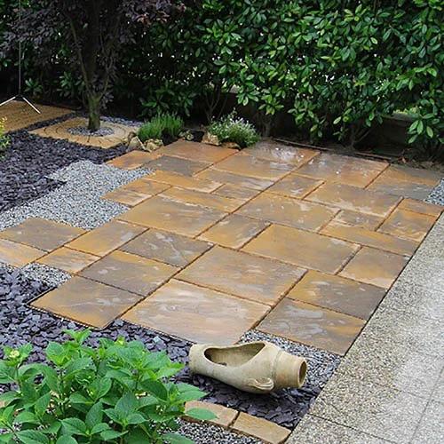 Chalice Concrete Paving Patio Kit Honey Brown  7.29m2 - Image 3