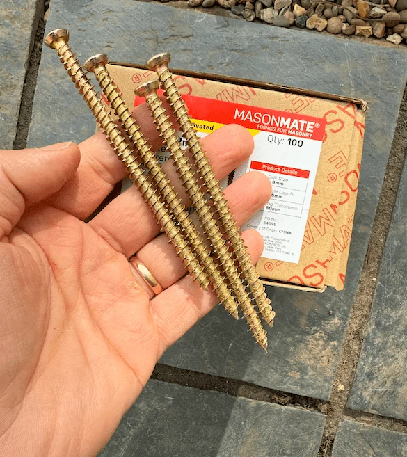 Concrete Frame Screw 7.5 x 122mm ZYP - Box of 100 - Image 3