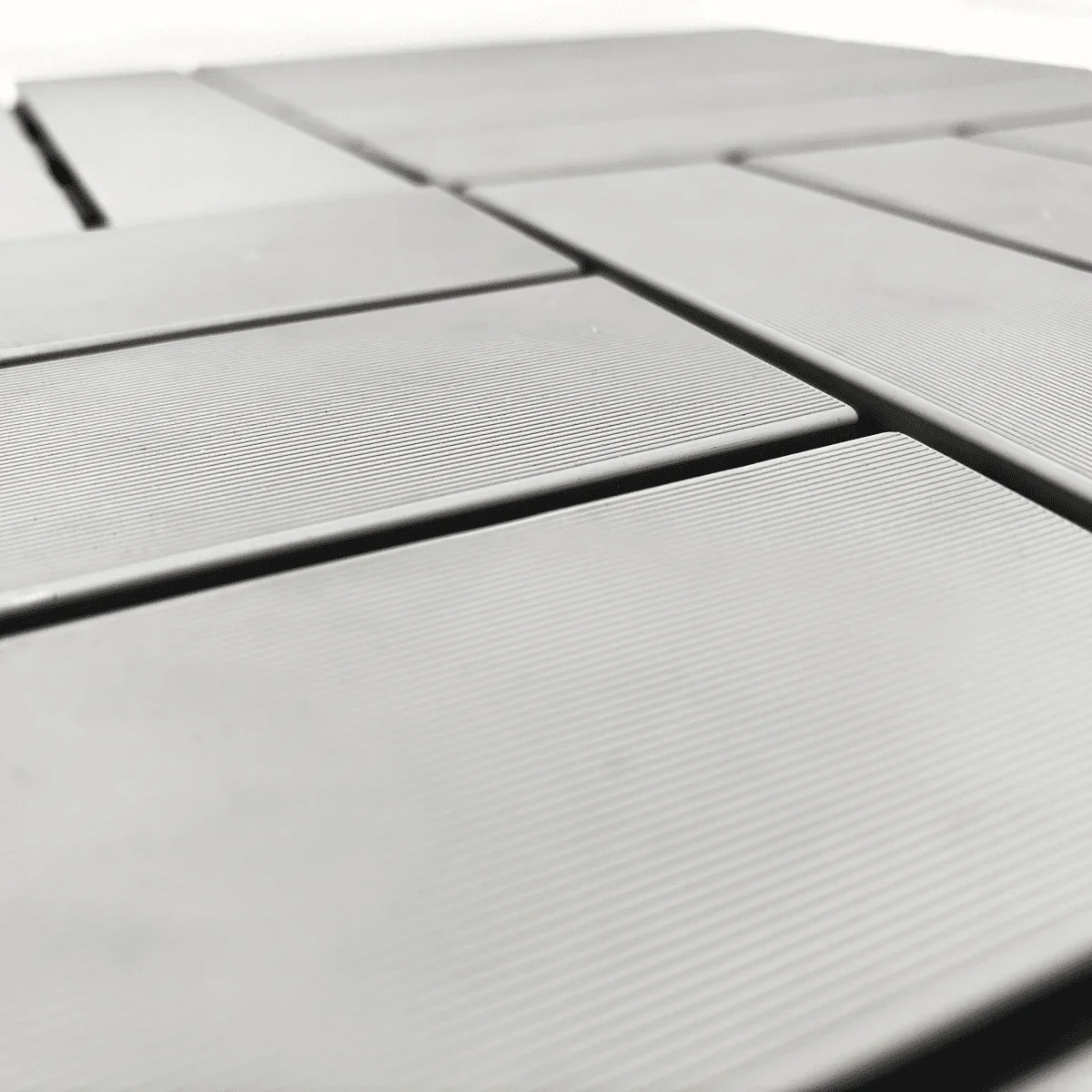 Decki Push-Fit Decking Tiles 4 Pack Seamless Grids Compatible For Decks Patios Gyms Sheds Slip-Resistant - Image 5