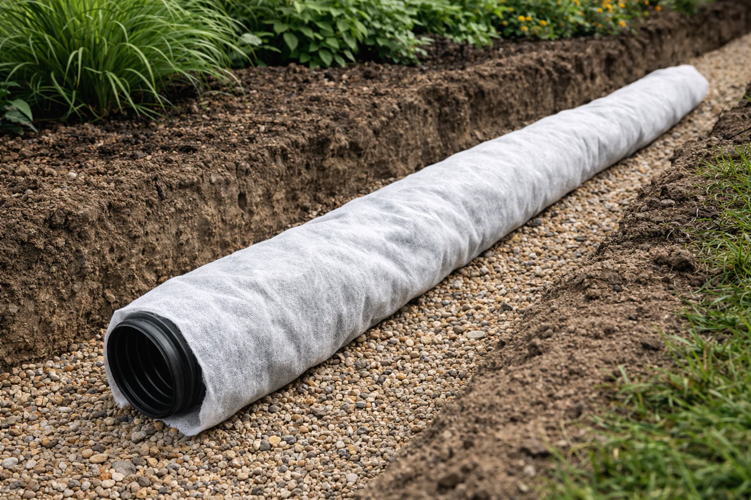 Drainage Non-Woven 2.25m Width Fabric – 80GSM - Image 3