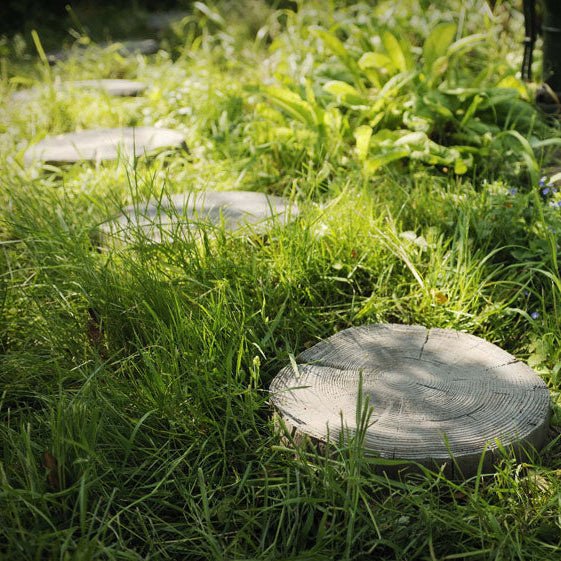 Driftwood Log Garden Stepping Stone 360mm Brown Oak - Pack of 20 - Image 3