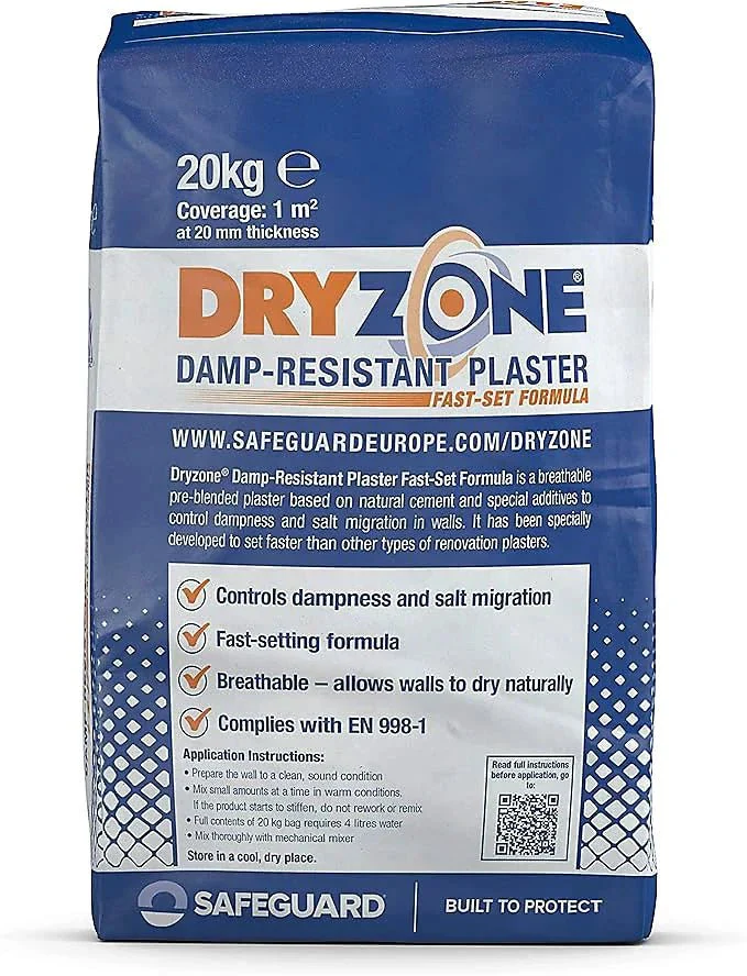 Dryzone Damp-Resistant Plaster Fast Set Formula 20kg