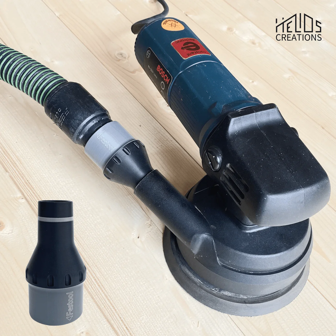 Dust Adapter for Bosch Sanders and Routers – Compatible with Festool Extractors - Image 5