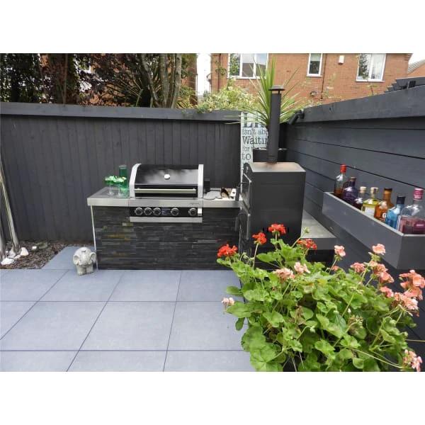 Eclipse Porcelain Patio Paving Slabs, 64 Pack, 600 x 600 x 20 mm - Image 11