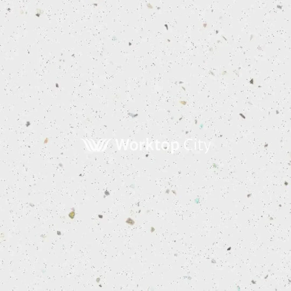 Formica Originals PP7680 Platinum White 22mm Square Edge Laminate Kitchen Worktops - Platinum Etchings Finish - Image 2