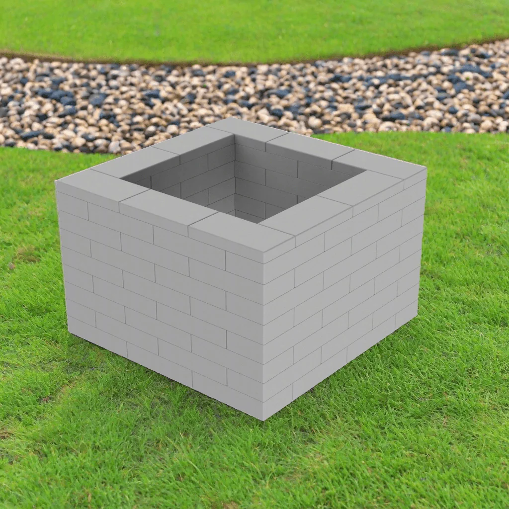 PolyBrick Giant Plastic Building Blocks For Outdoor Use Easy Assembly No Tools Required 100 Percent Recycled Plastic - Image 25