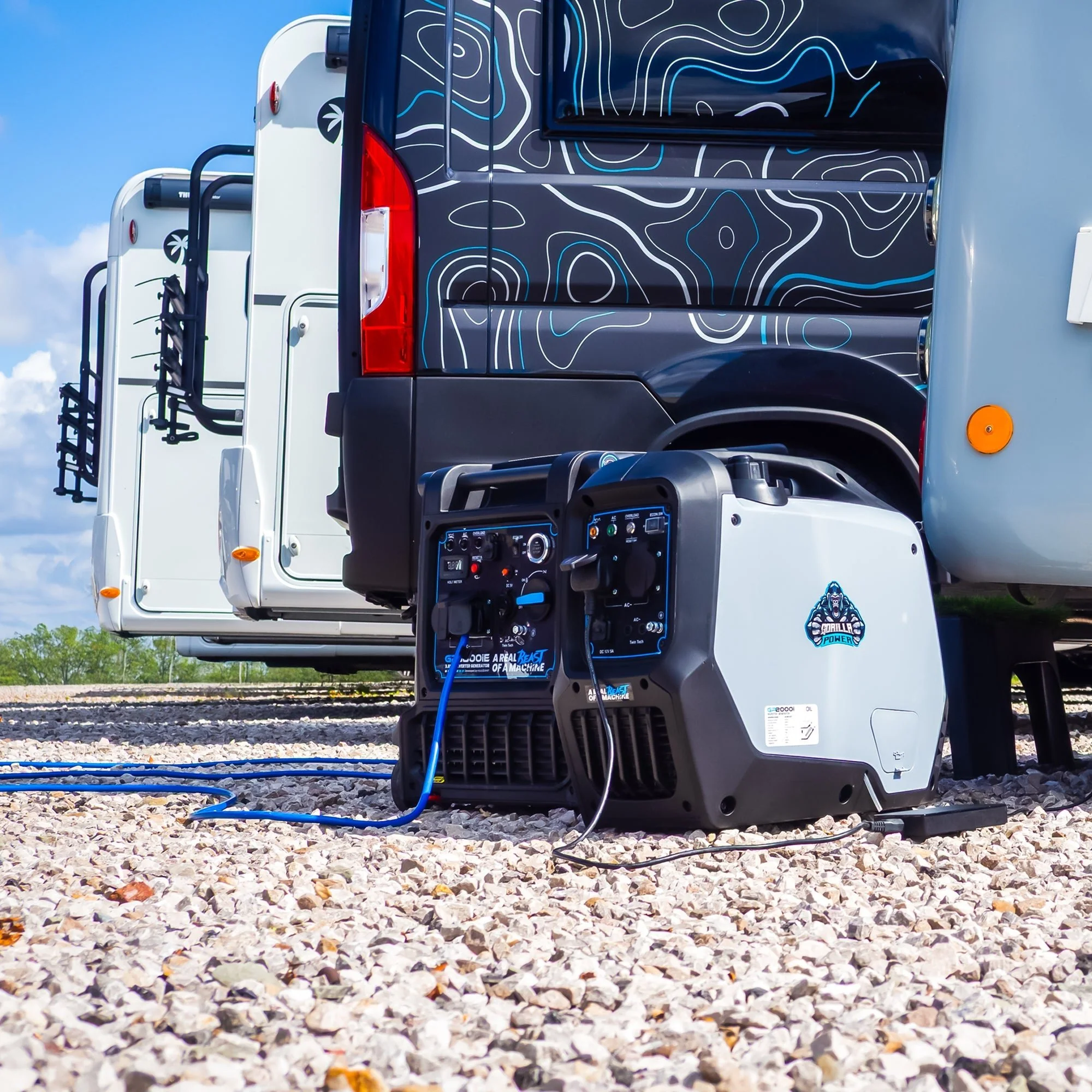Gorilla Power 2000W Inverter Suitcase Generator - GP2000i  – Ultra-Portable & Fuel Efficient - Image 7
