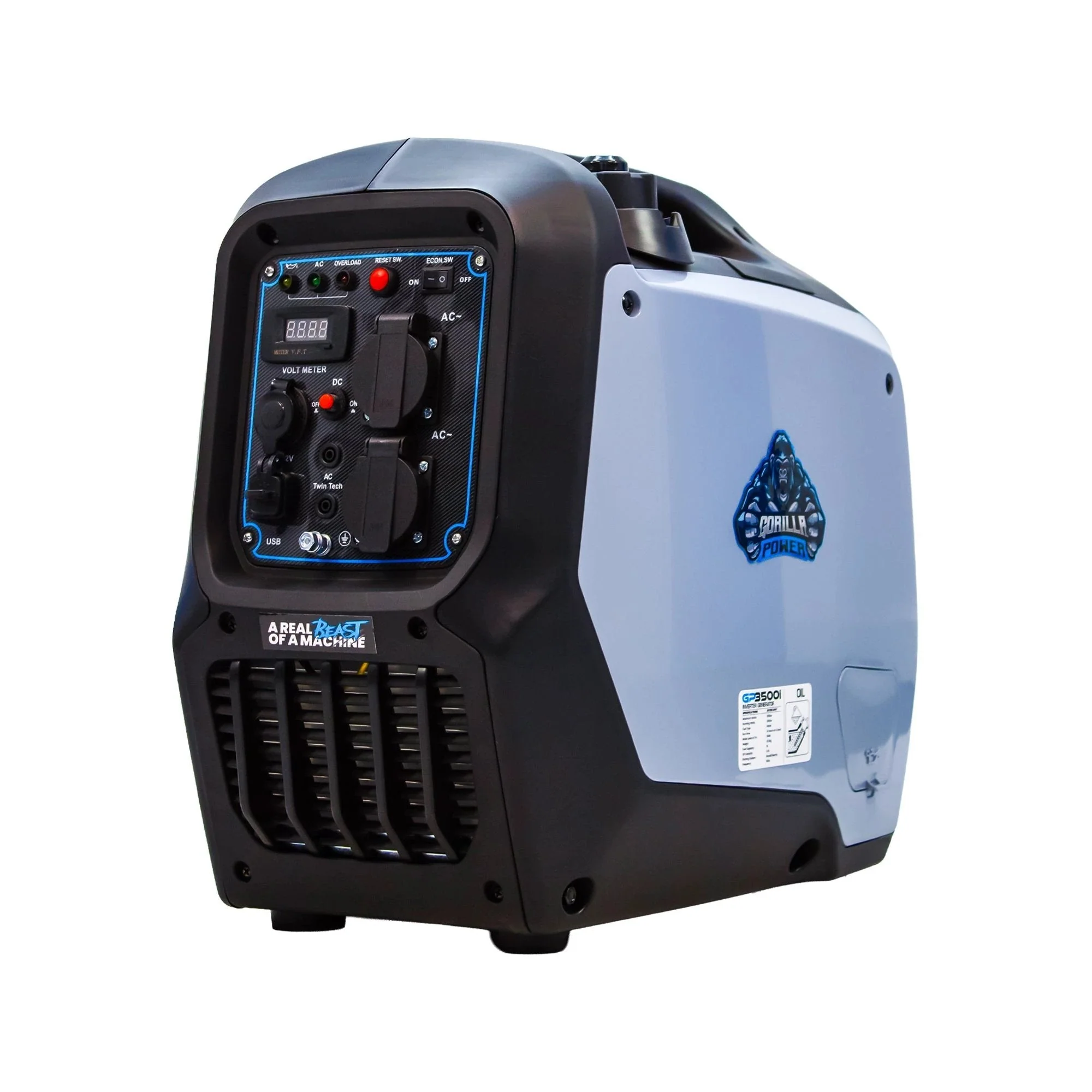 Gorilla Power 3500W Inverter Suitcase Generator - GP3500i – Powerful & Fuel Efficient - Image 10