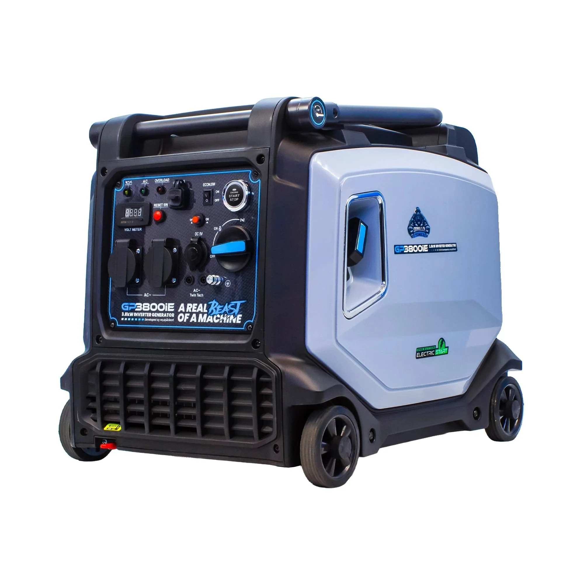 Gorilla Power 3800W Inverter Suitcase Generator with Electric Start - GP3800iE  – Reliable Power On-The-Go - Image 15