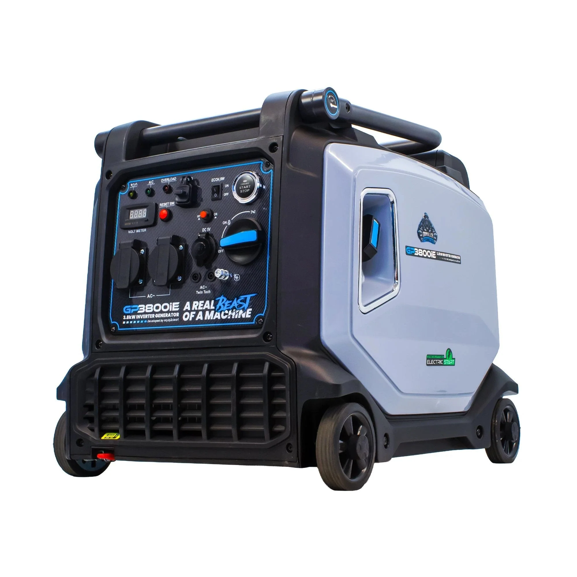 Gorilla Power 3800W Inverter Suitcase Generator with Electric Start - GP3800iE  – Reliable Power On-The-Go - Image 18