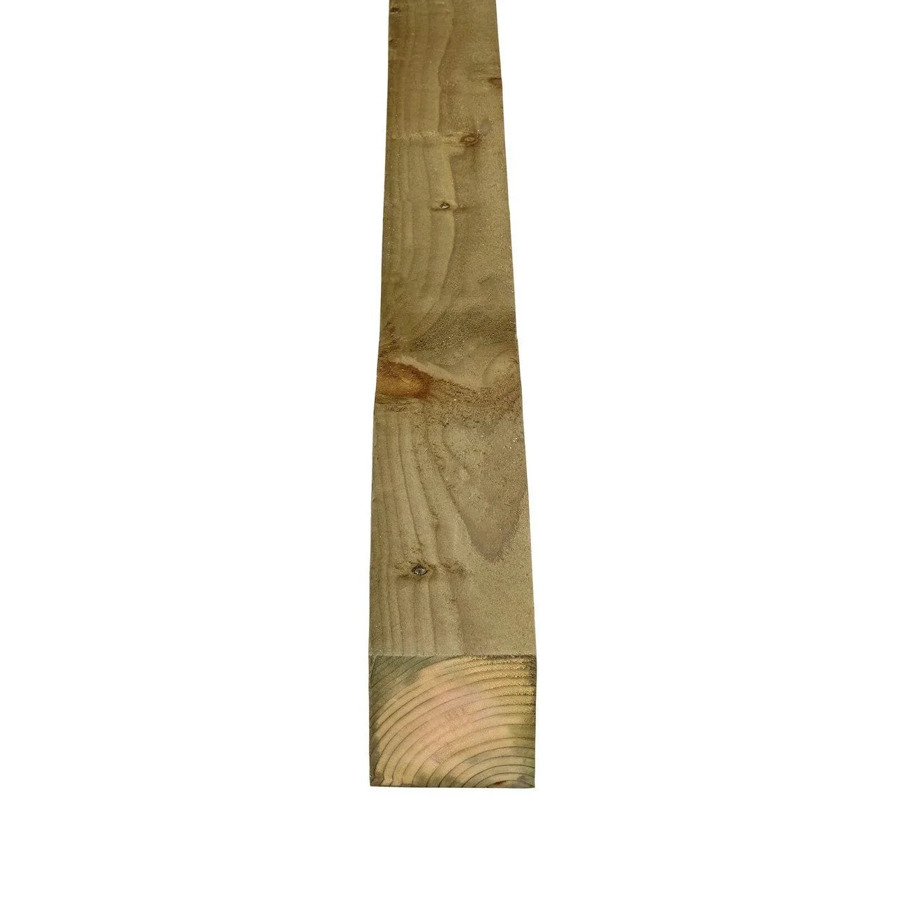 Green Treated Wooden Fence Post UC3u 75mm x 75mm - Image 4