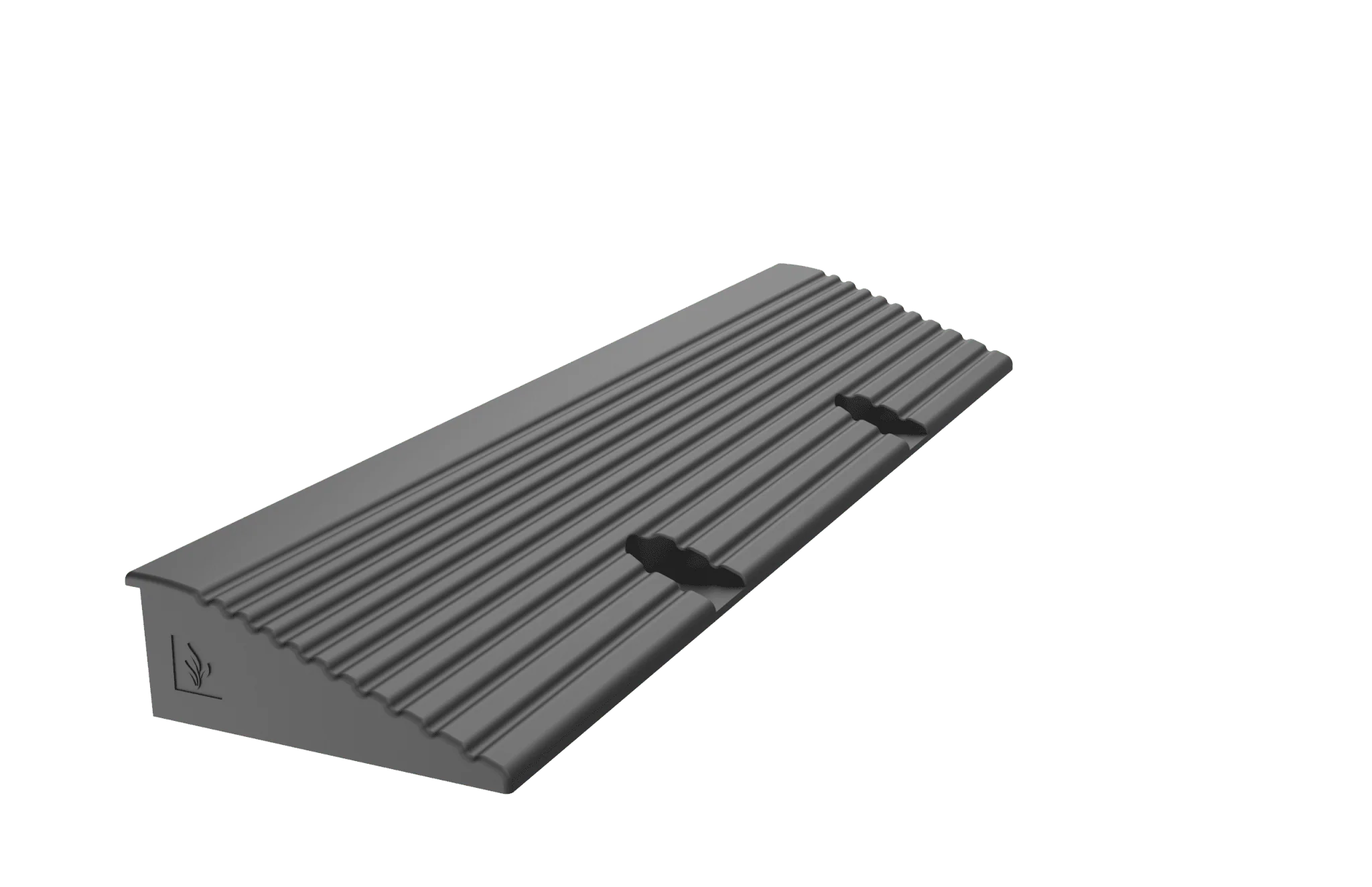 IBRAN V Grid Ramp Edging For Shed Bases And Gravel Or Grass Grids Edge Protection Bolted To Ground - Image 3