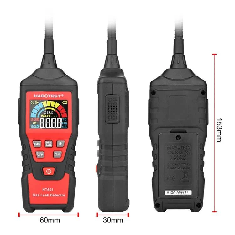 HABOTEST HT601B Combustible Gas Detector Thousand Battery Model with Numerical Display, HT601B - Image 3