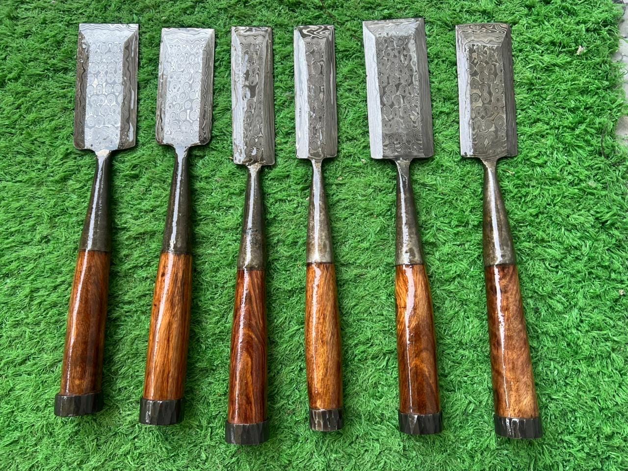 Handmade Woodworking Chisel Set | Traditional Wood Carving Tools for Craftsmen & Carpenters - Image 3