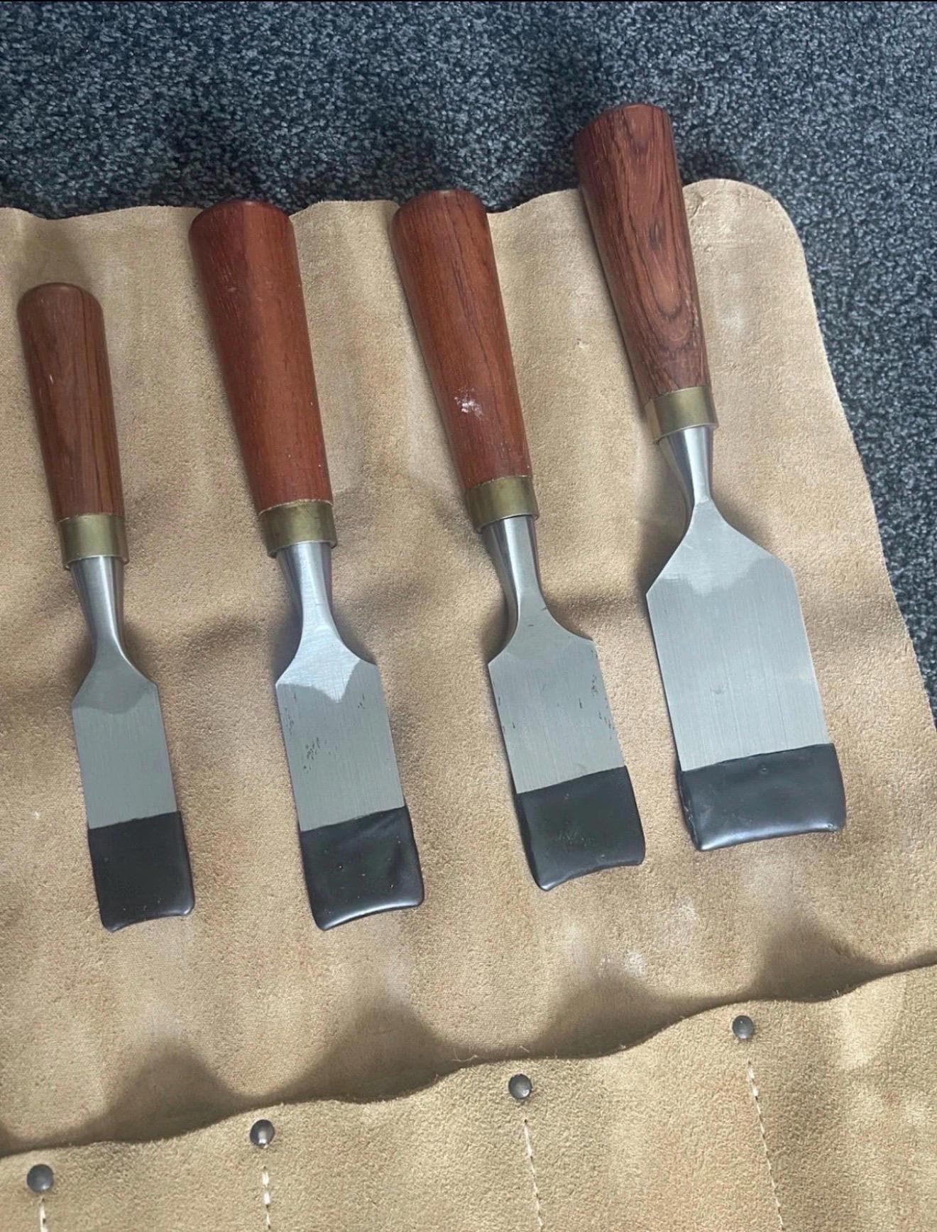 Handmade Woodworking Chisel Set | Traditional Wood Carving Tools for Craftsmen & Carpenters - Image 5