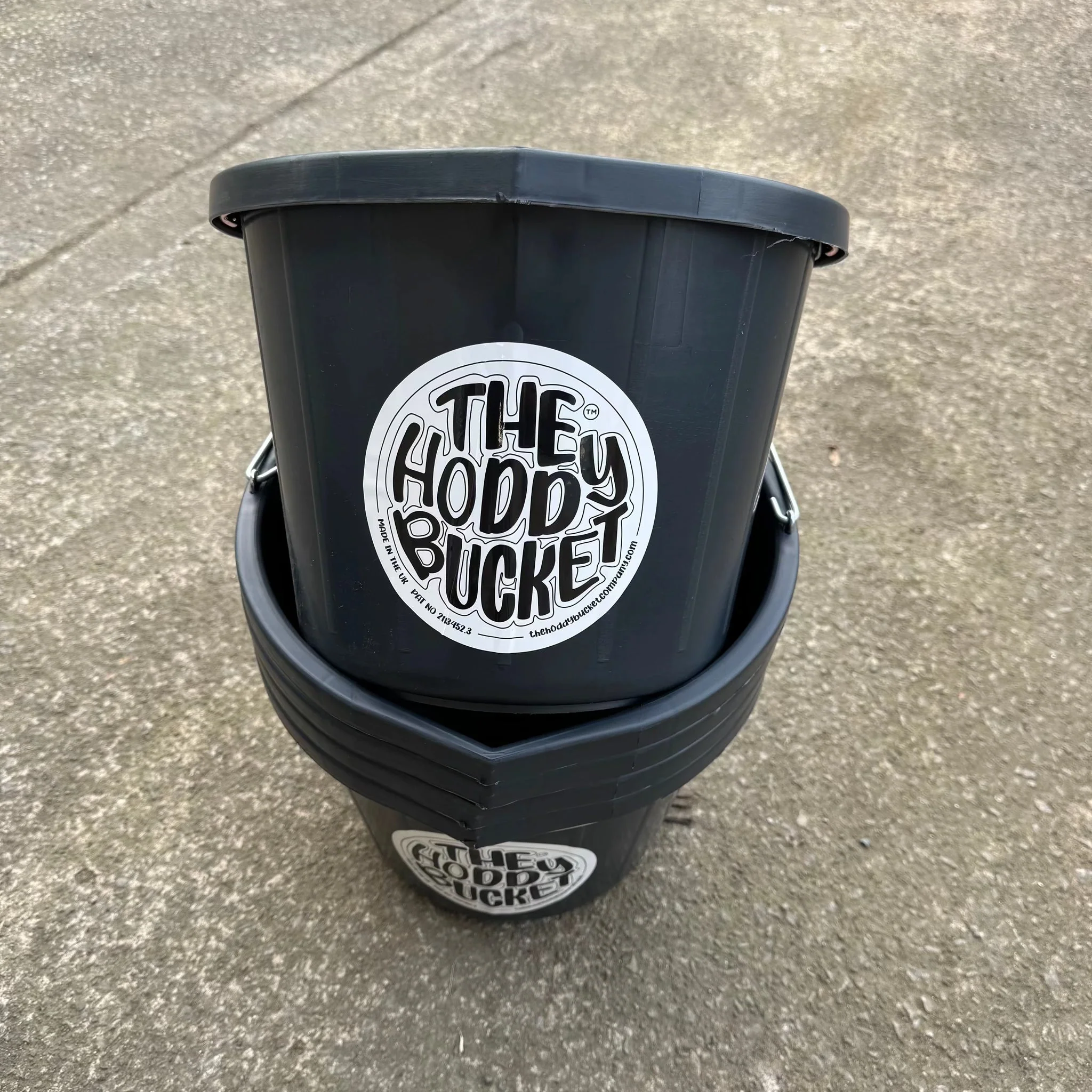 Hoddy Bucket Heavy Duty Site Bucket With 4mm Thick Handle Reinforced Rim - Image 2