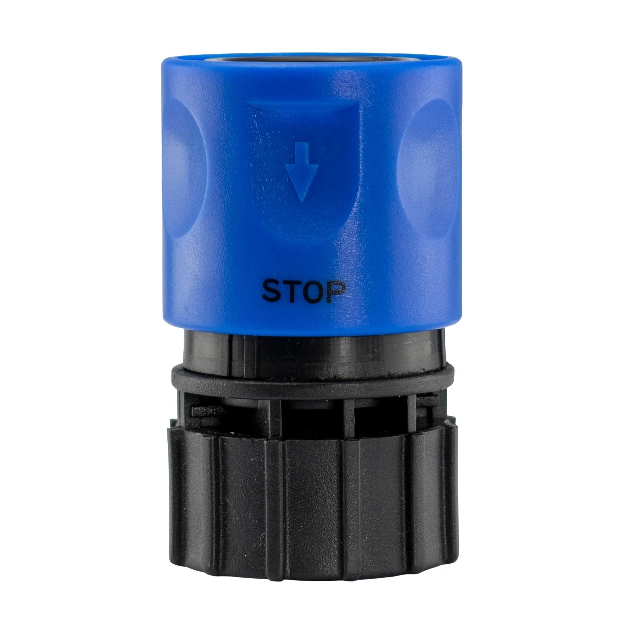 Hose Connector Blue with In-Line BSPM Valve and 20mm MDPE Straight - Image 7