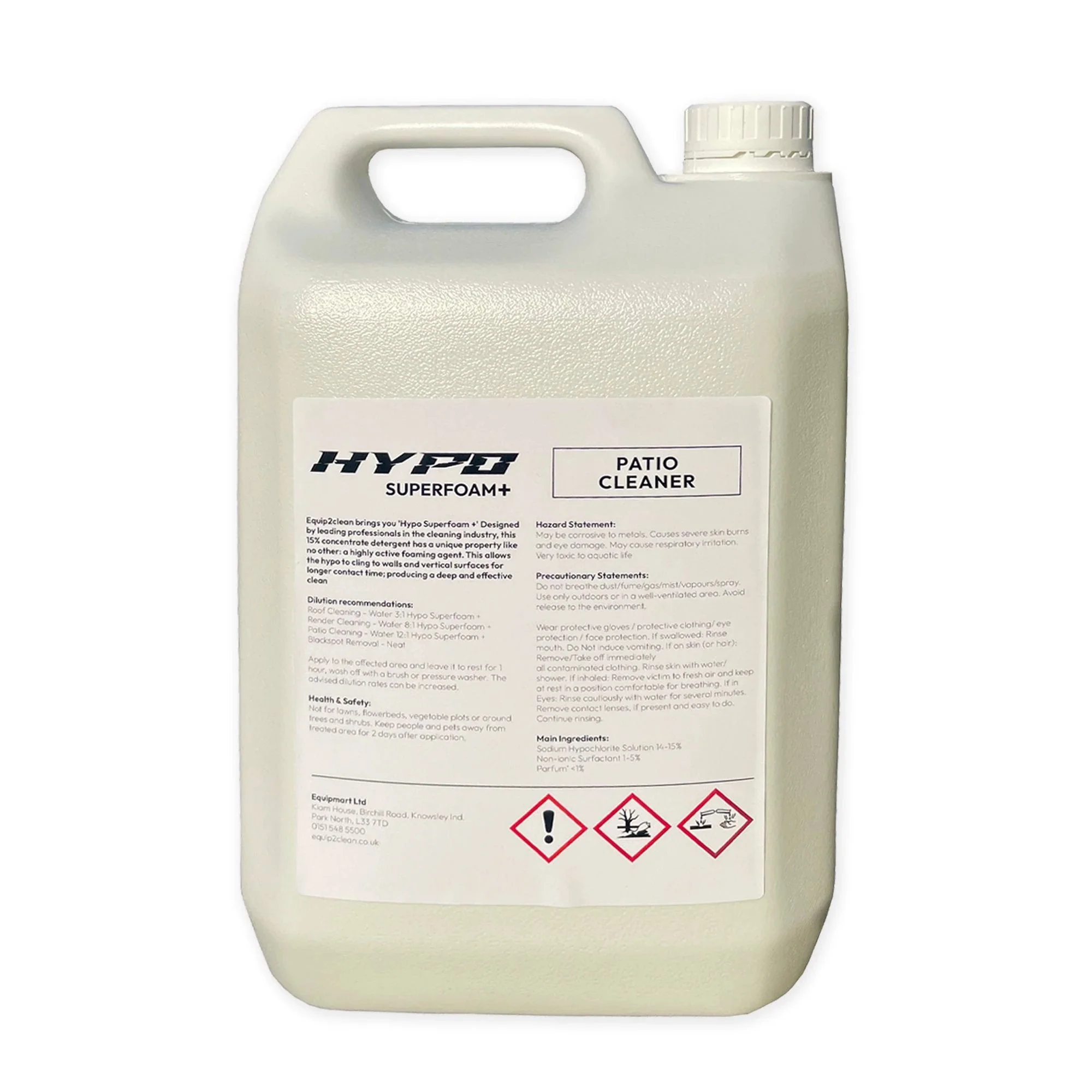 Hypo SuperFoam+ (Patio Cleaner) Softwash Solution - Image 2